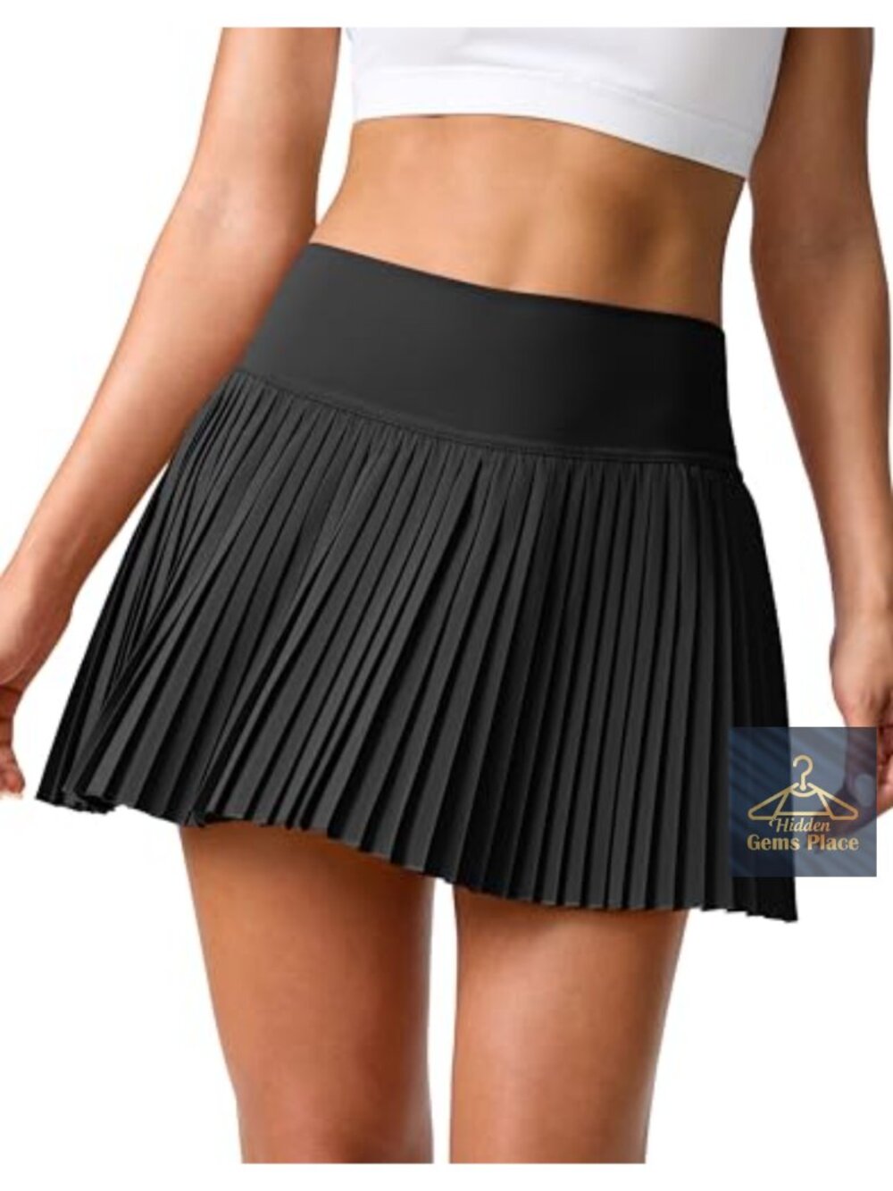 Pleated Tennis Skirt High Waisted Athletic Golf Skort with Pockets